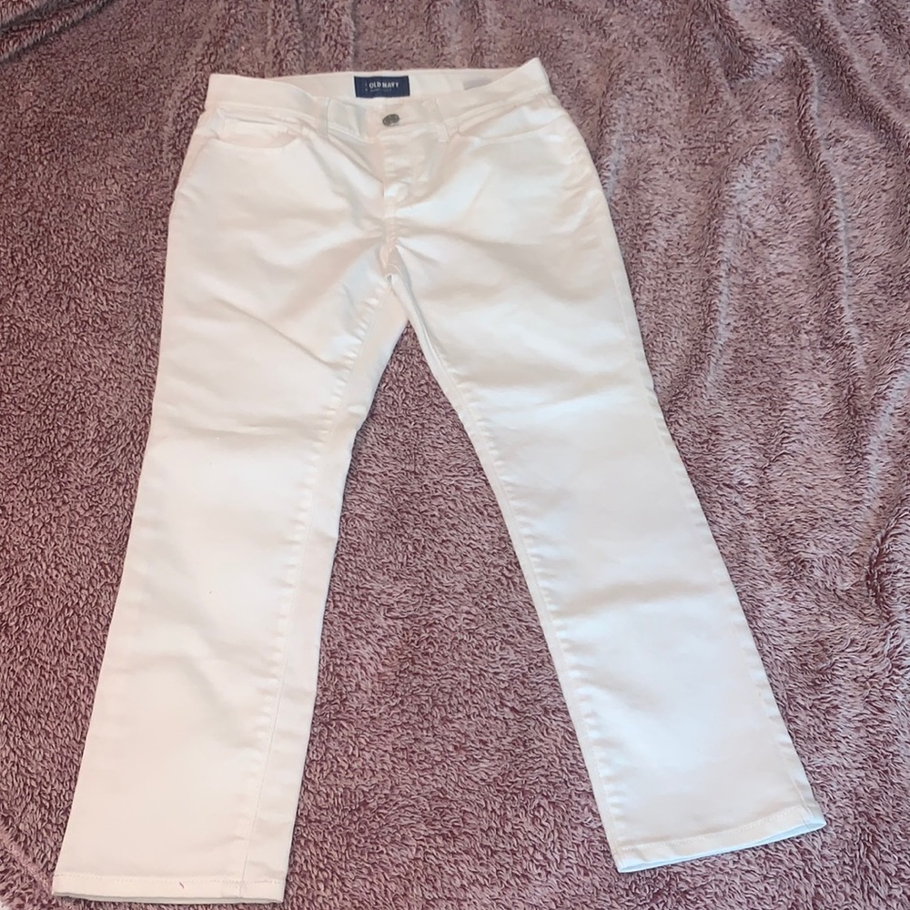 Old navy white skinny jeans